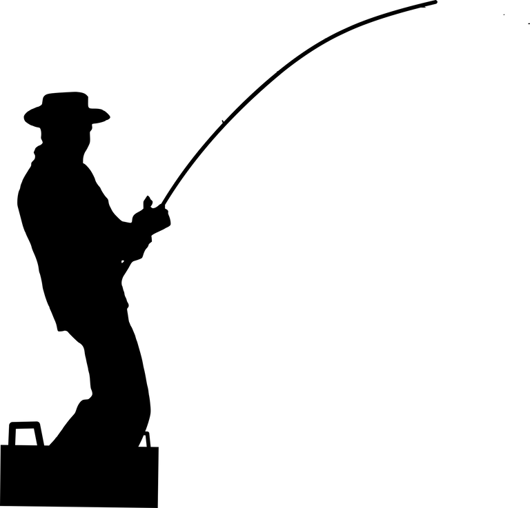 Man Fishing SIlhouette